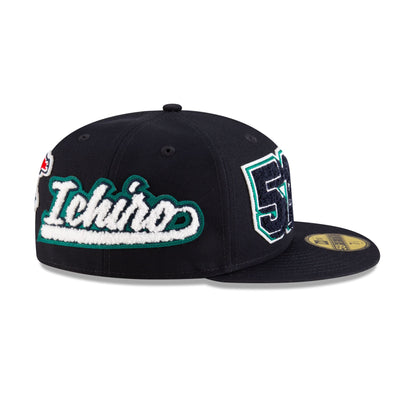 Seattle Mariners Hall of Fame 2025 Ichiro Suzuki 59FIFTY Fitted Hat