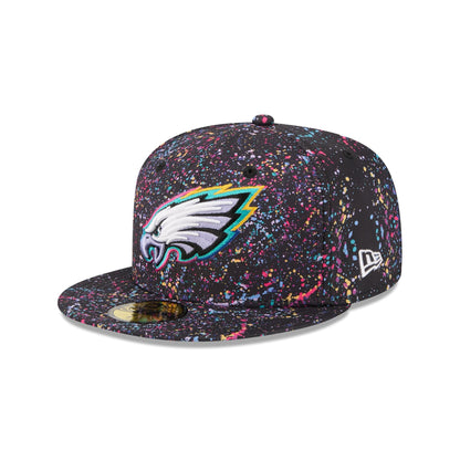 Philadelphia Eagles 2025 Crucial Catch 59FIFTY Fitted Hat