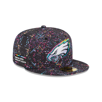 Philadelphia Eagles 2025 Crucial Catch 59FIFTY Fitted Hat