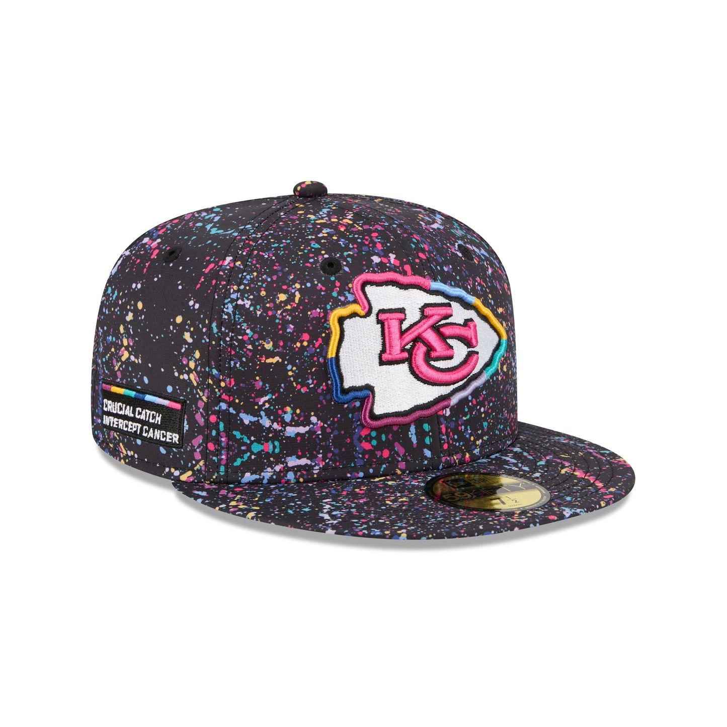 Kansas City Chiefs 2025 Crucial Catch 59FIFTY Fitted Hat