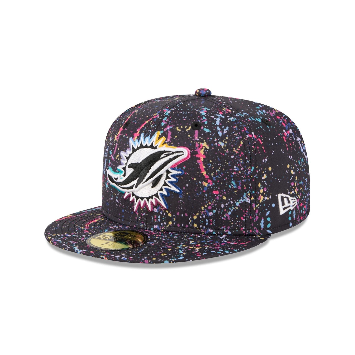 Miami Dolphins 2025 Crucial Catch 59FIFTY Fitted Hat