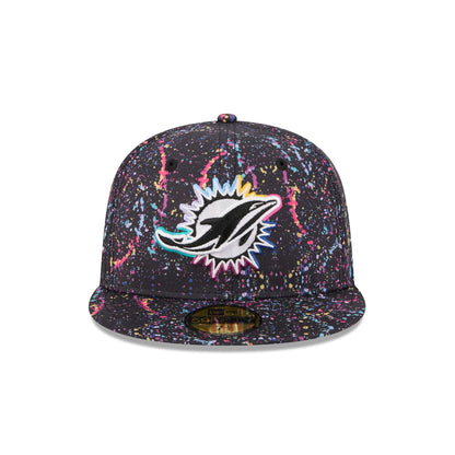 Miami Dolphins 2025 Crucial Catch 59FIFTY Fitted Hat