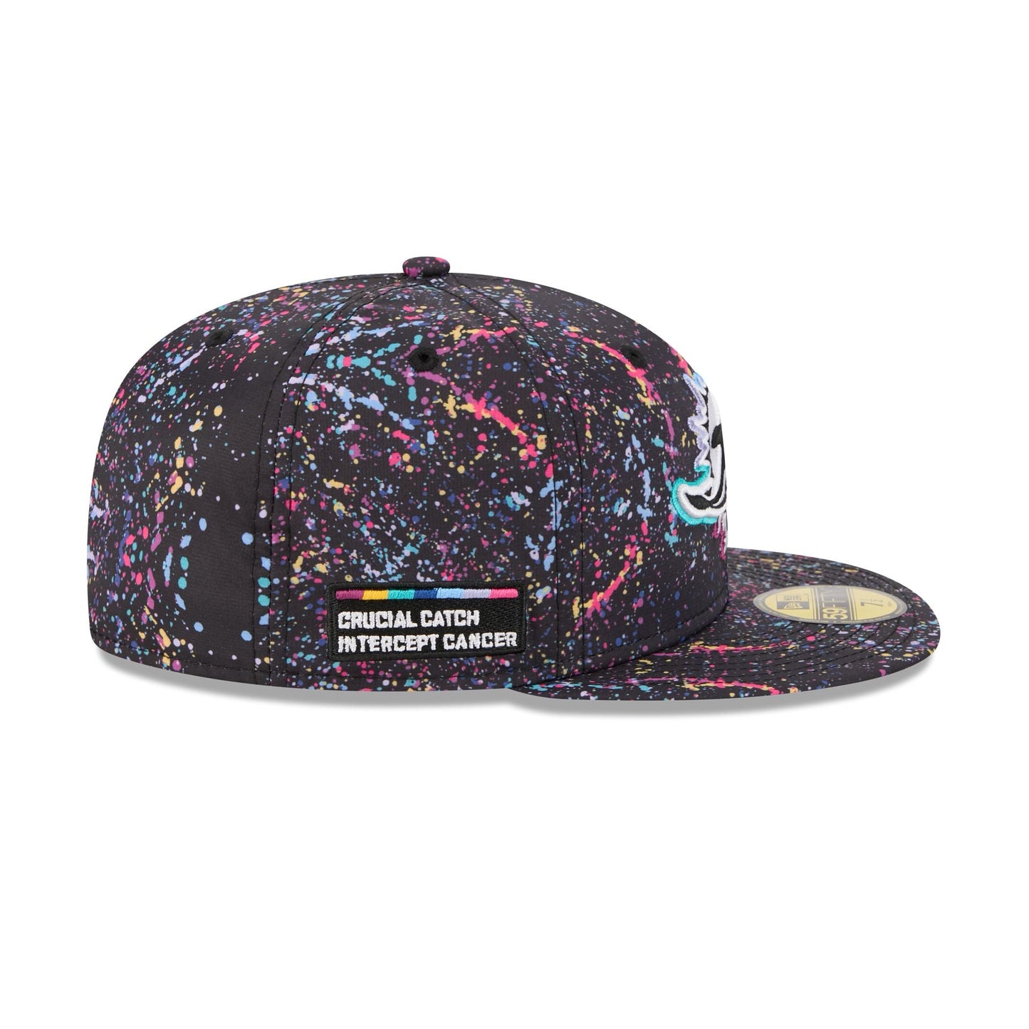 Miami Dolphins 2025 Crucial Catch 59FIFTY Fitted Hat