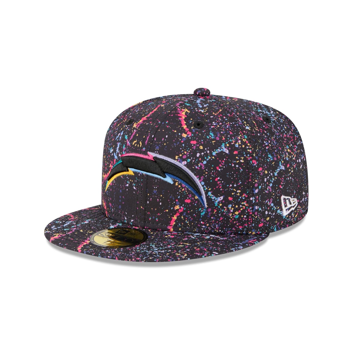 Los Angeles Chargers 2025 Crucial Catch 59FIFTY Fitted Hat