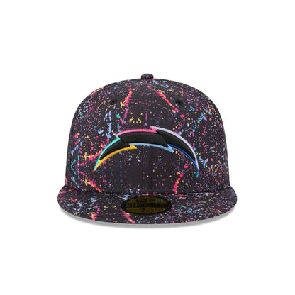 Los Angeles Chargers 2025 Crucial Catch 59FIFTY Fitted Hat