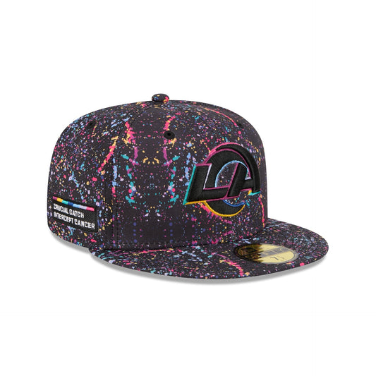 Los Angeles Rams 2025 Crucial Catch 59FIFTY Fitted Hat