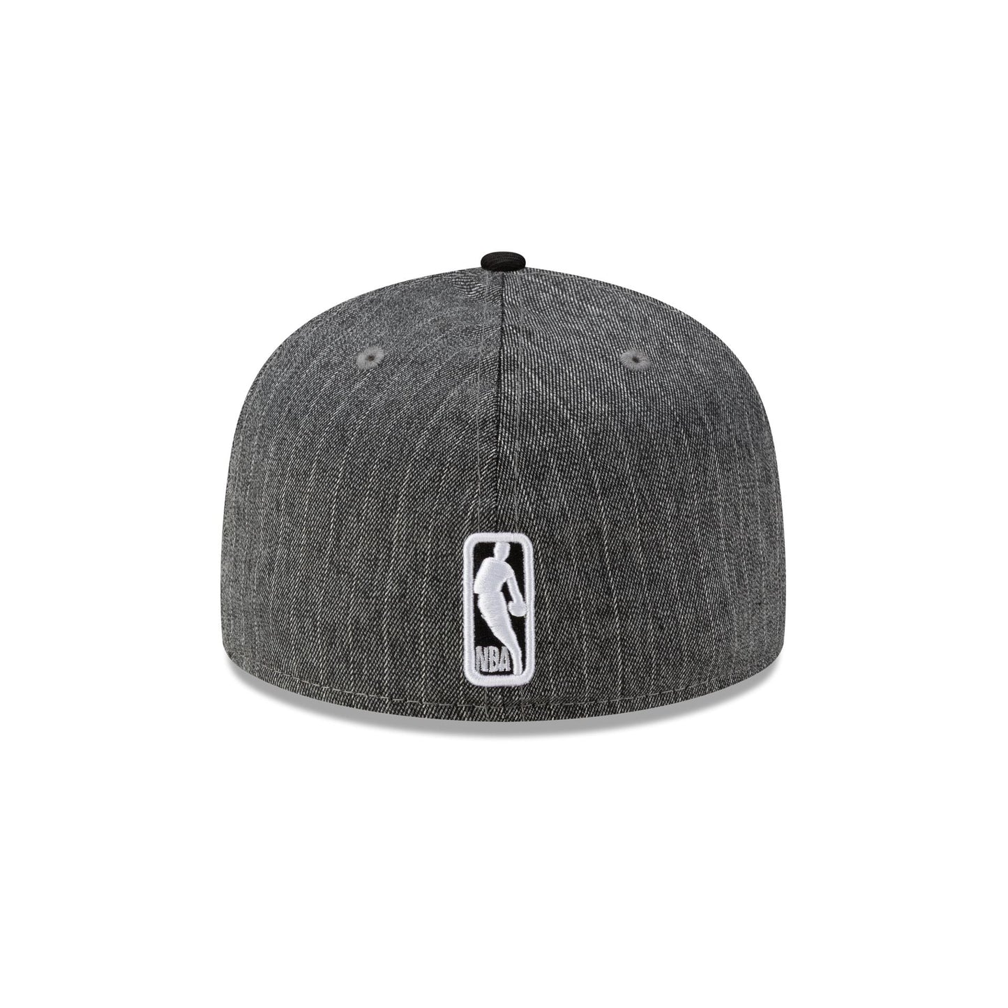 Just Caps Black Pinstripe Orlando Magic 59FIFTY Fitted Hat