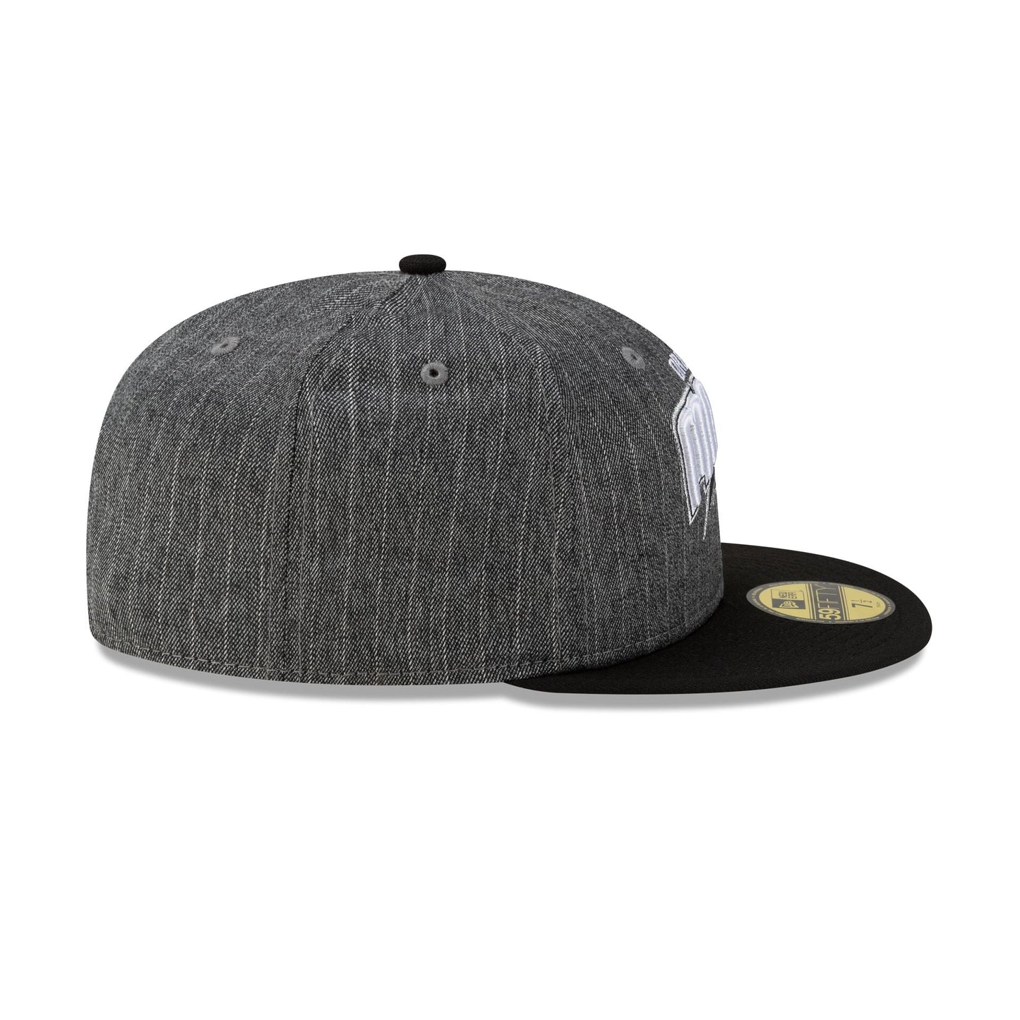 Just Caps Black Pinstripe Orlando Magic 59FIFTY Fitted Hat