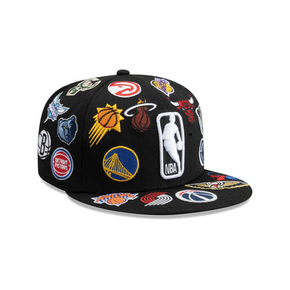 NBA Logo Scramble 59FIFTY Fitted Hat