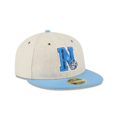 North Carolina Tar Heels College Vault Wool Letterman Retro Crown 59FIFTY Fitted Hat