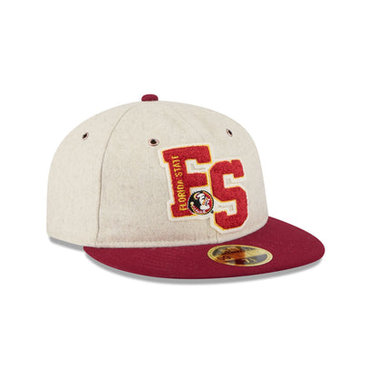 Florida State Seminoles College Vault Wool Letterman Retro Crown 59FIFTY Fitted Hat