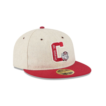 Alabama Crimson Tide College Vault Wool Letterman Retro Crown 59FIFTY Fitted Hat