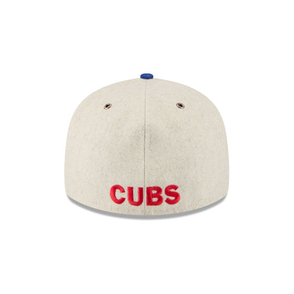 Chicago Cubs Wool Letterman Retro Crown 59FIFTY Fitted Hat