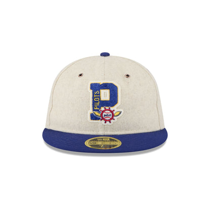 Seattle Pilots Wool Letterman Retro Crown 59FIFTY Fitted Hat