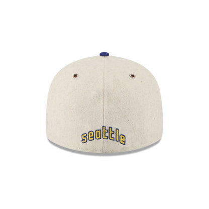 Seattle Pilots Wool Letterman Retro Crown 59FIFTY Fitted Hat