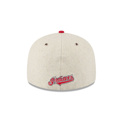 Cleveland Guardians Wool Letterman Retro Crown 59FIFTY Fitted Hat