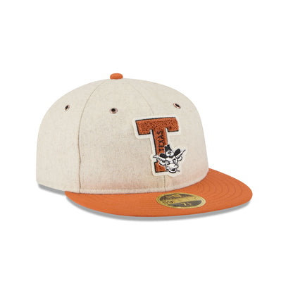 Texas Longhorns College Vault Wool Letterman Retro Crown 59FIFTY Fitted Hat