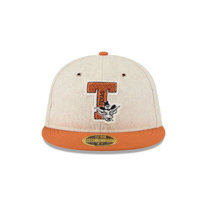 Texas Longhorns College Vault Wool Letterman Retro Crown 59FIFTY Fitted Hat
