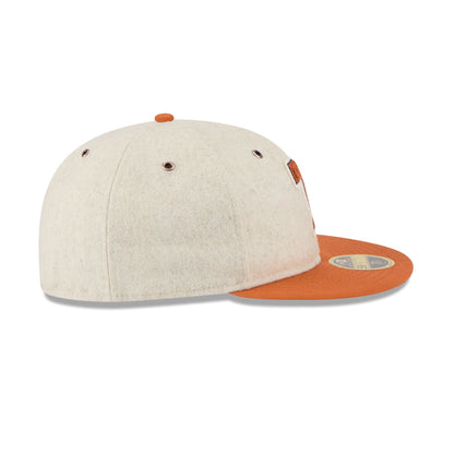 Texas Longhorns College Vault Wool Letterman Retro Crown 59FIFTY Fitted Hat