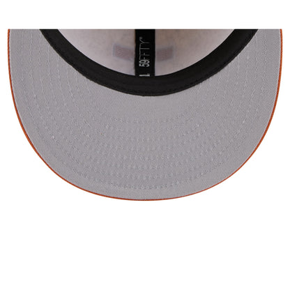 Texas Longhorns College Vault Wool Letterman Retro Crown 59FIFTY Fitted Hat