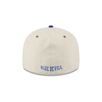 Duke Blue Devils College Vault Wool Letterman Retro Crown 59FIFTY Fitted Hat