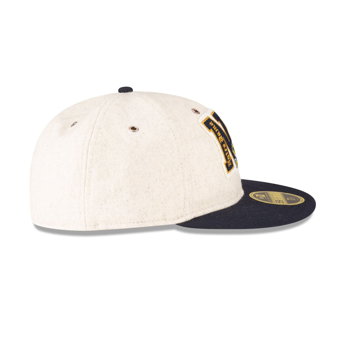Notre Dame Fighting Irish College Vault Wool Letterman Retro Crown 59FIFTY Fitted Hat