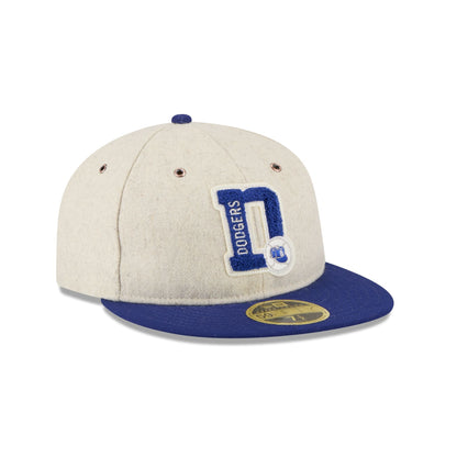 Brooklyn Dodgers Wool Letterman Retro Crown 59FIFTY Fitted Hat