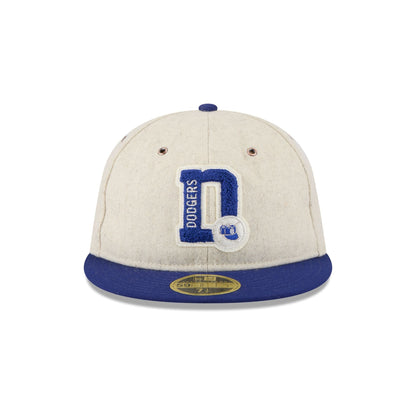 Brooklyn Dodgers Wool Letterman Retro Crown 59FIFTY Fitted Hat