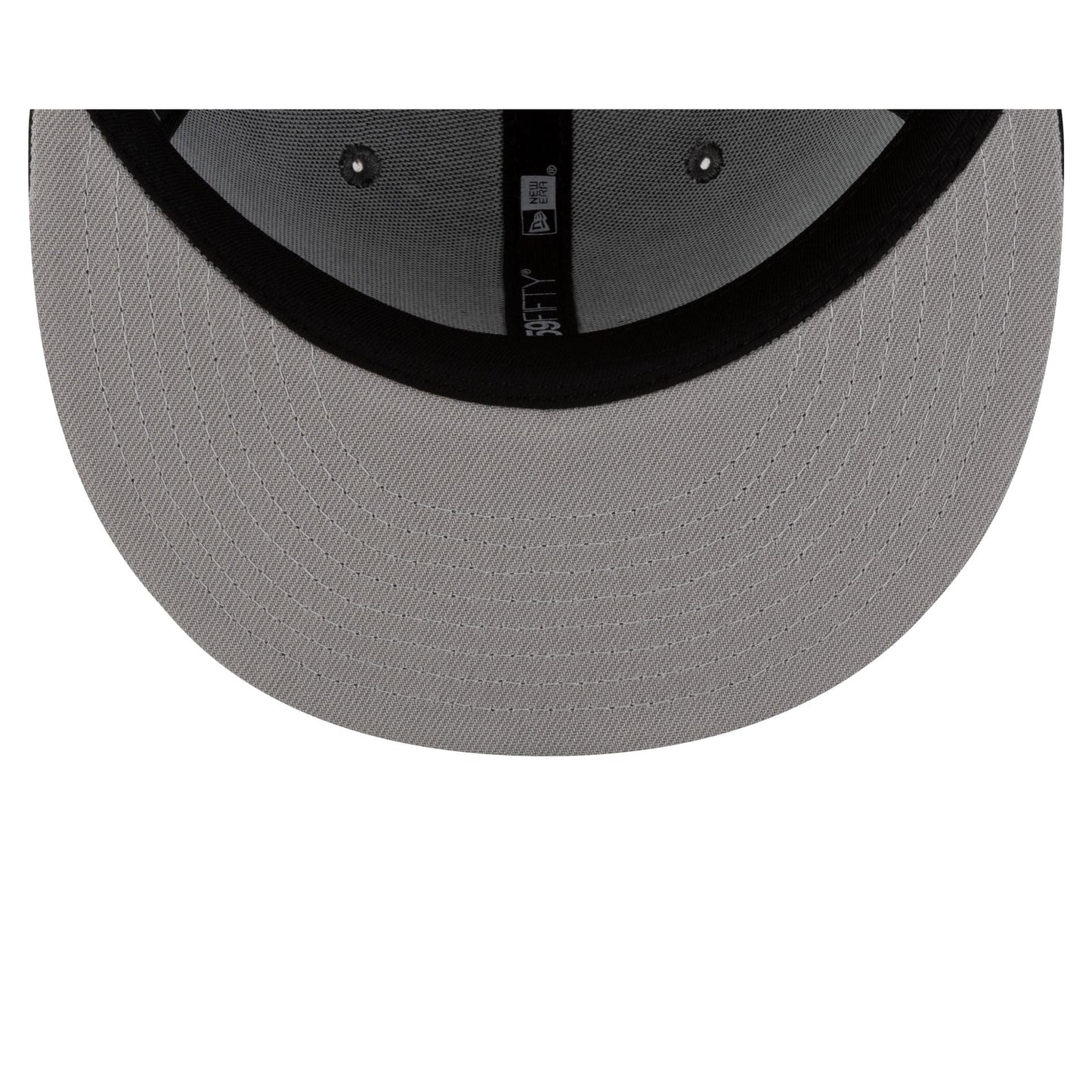 Just Caps Black Pinstripe Chicago Bulls 59FIFTY Fitted Hat