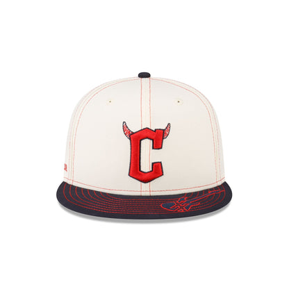 mgk x Cleveland Guardians Chrome White 59FIFTY Fitted Hat