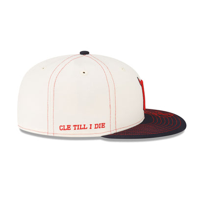 mgk x Cleveland Guardians Chrome White 59FIFTY Fitted Hat