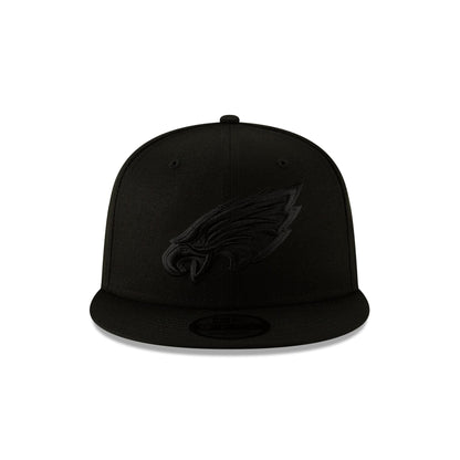 Philadelphia Eagles Basic Black on Black 9FIFTY Snapback Hat