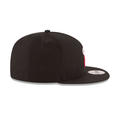 Miami Heat Black 9FIFTY Snapback Hat