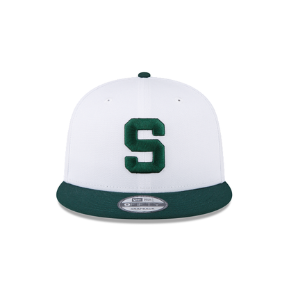 Michigan State Spartans White 9FIFTY Snapback Hat