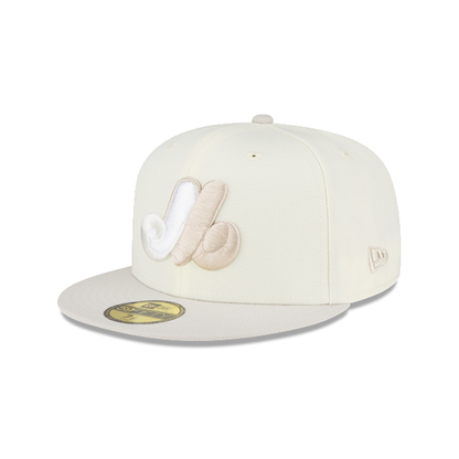 Montreal Expos White 59FIFTY Fitted Hat
