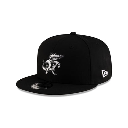 Florida Gators College Vault Black & White 9FIFTY Snapback Hat