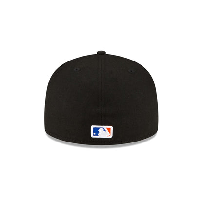 New York Mets Authentic Collection Alt Black 59FIFTY Fitted Hat