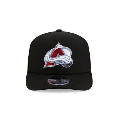 Colorado Avalanche Black 9SEVENTY Stretch-Snap Hat