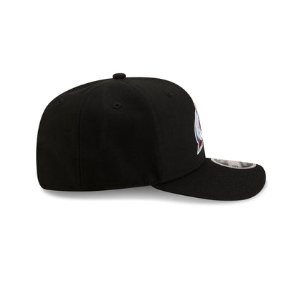 Colorado Avalanche Black 9SEVENTY Stretch-Snap Hat
