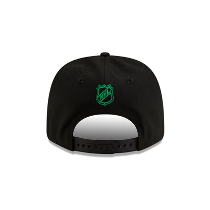 Dallas Stars Black 9SEVENTY Stretch-Snap Hat