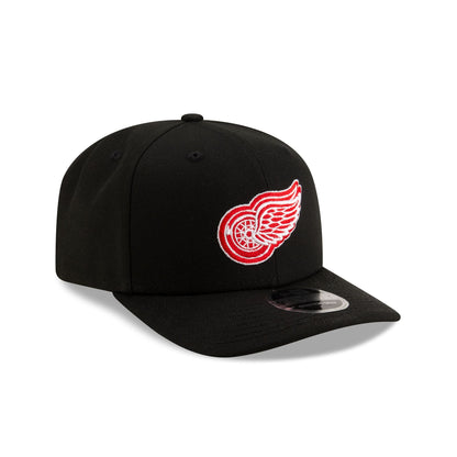 Detroit Red Wings Black 9SEVENTY Stretch-Snap Hat
