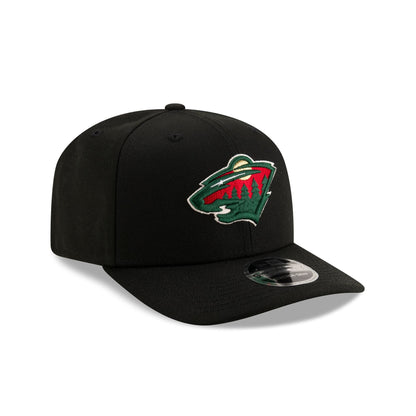 Minnesota Wild Black 9SEVENTY Stretch-Snap Hat