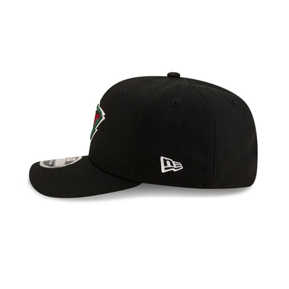 Minnesota Wild Black 9SEVENTY Stretch-Snap Hat