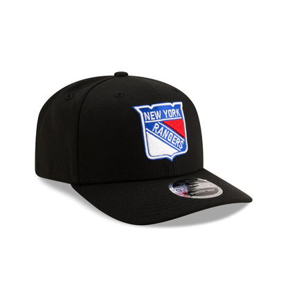 New York Rangers Black 9SEVENTY Stretch-Snap Hat
