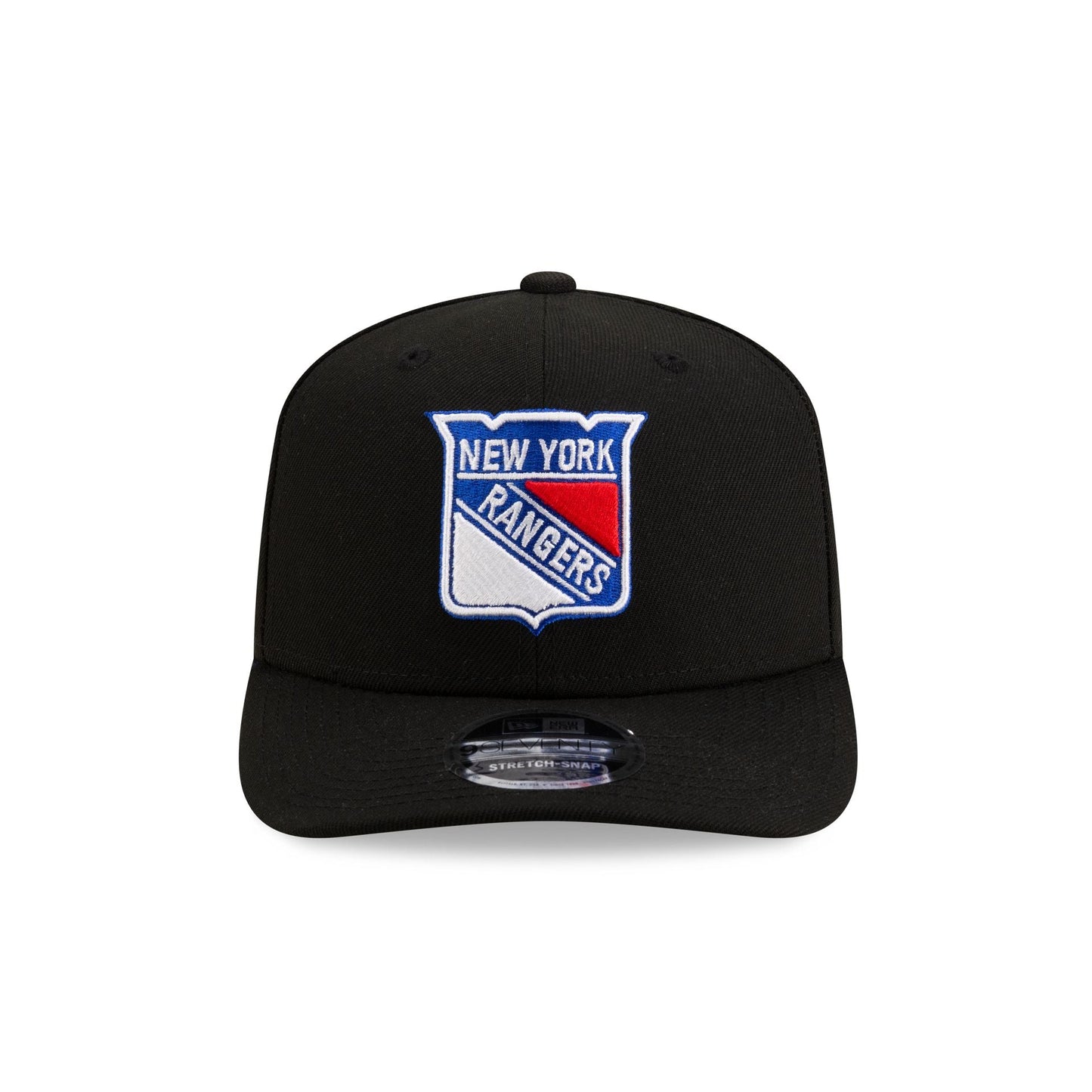 New York Rangers Black 9SEVENTY Stretch-Snap Hat