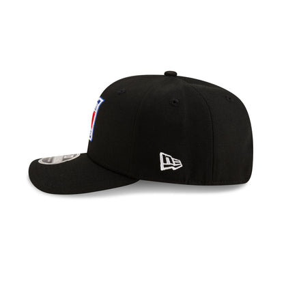 New York Rangers Black 9SEVENTY Stretch-Snap Hat
