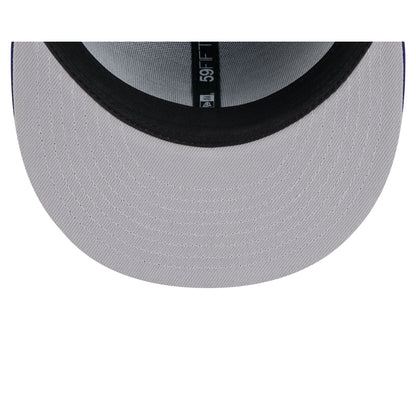 Los Angeles Dodgers 2024 World Series Champions Trophy Side Patch 59FIFTY Fitted Hat