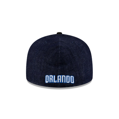 Orlando Magic Navy Denim 59FIFTY A-Frame Fitted Hat
