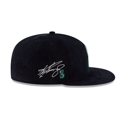 Just Caps Player Corduroy Seattle Mariners Ken Griffey Jr. 59FIFTY Fitted Hat