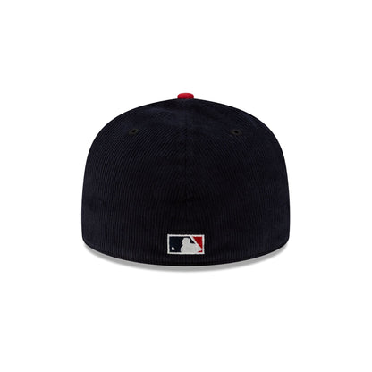 Just Caps Player Corduroy Cleveland Guardians CC Sabathia 59FIFTY Fitted Hat